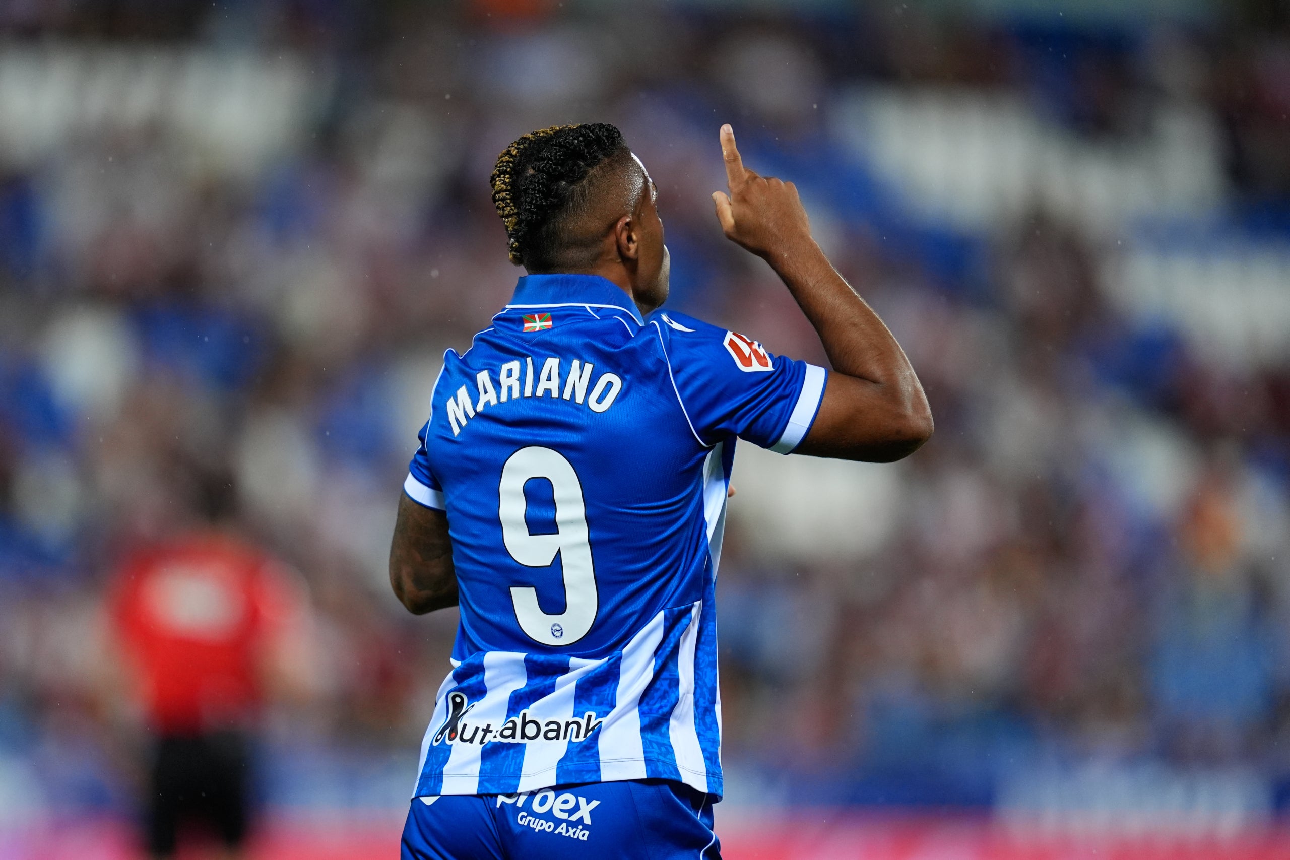 Mariano Díaz, celebrant un gol amb l'Alabès | Europa Press