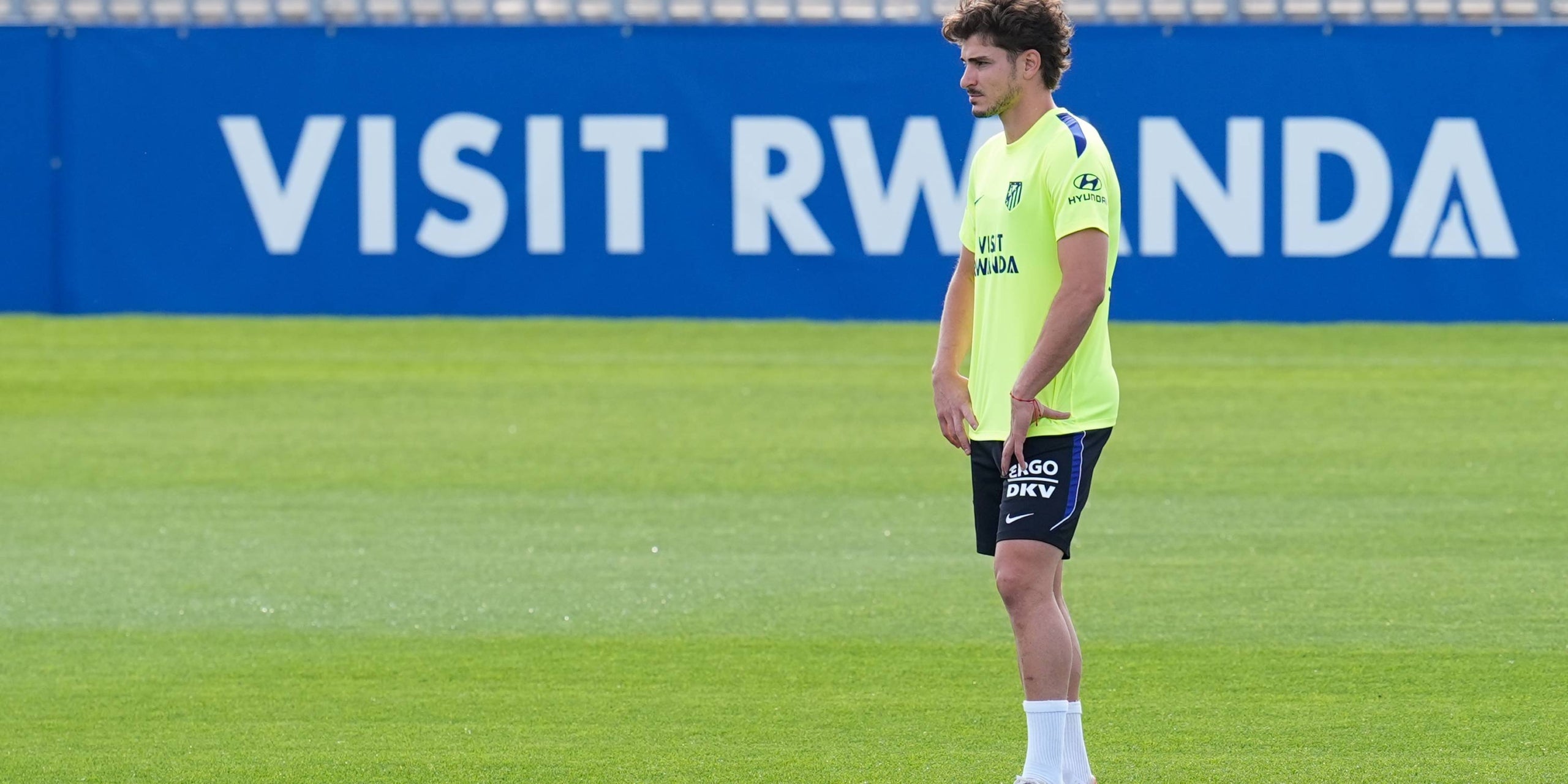 Julián Alvarez, durant un entrenament de l'Atlètic de Madrid | Europa Press