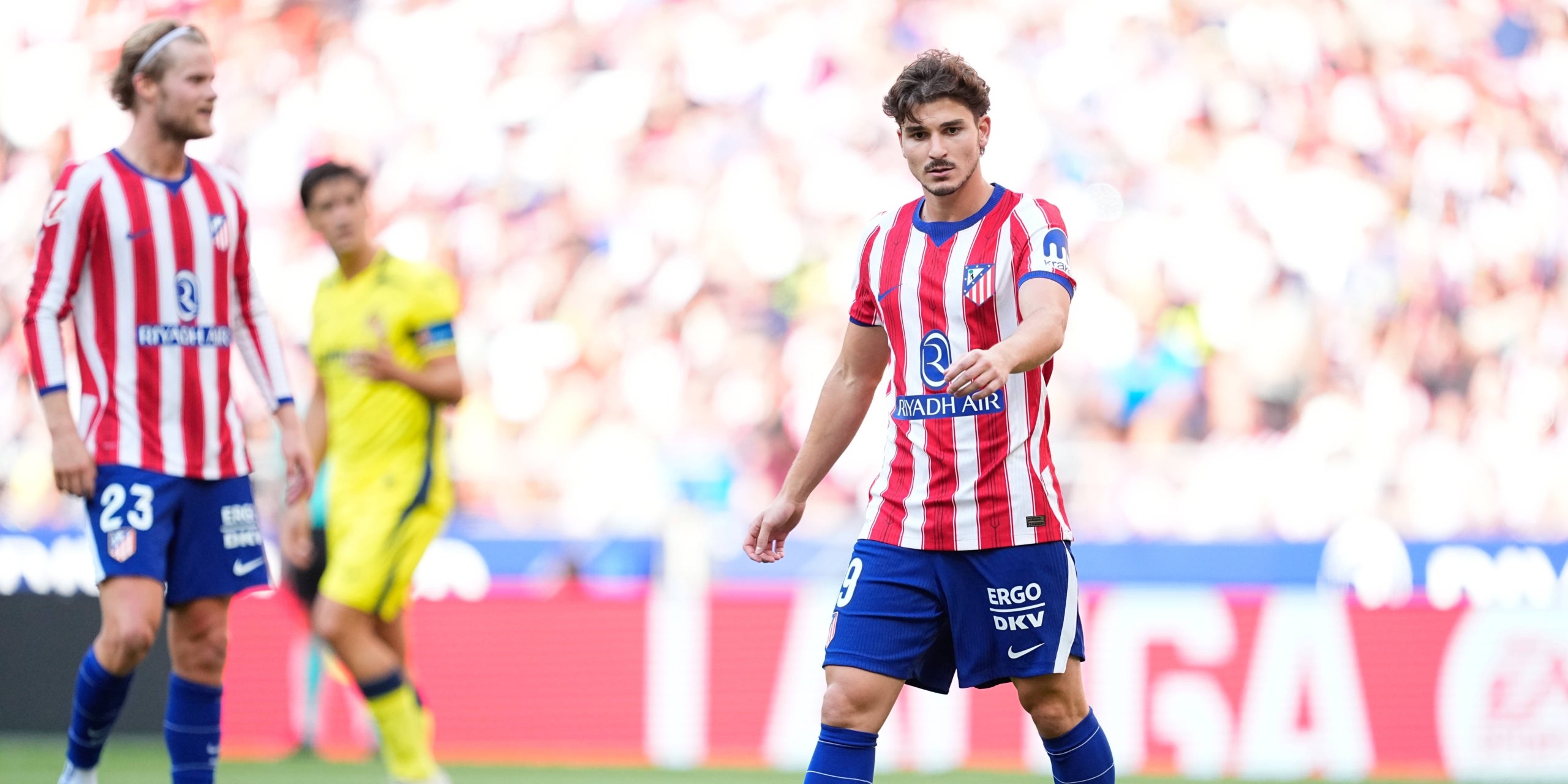 Julián Álvarez, en el seu retorn al Metropolitano. | Europa Press