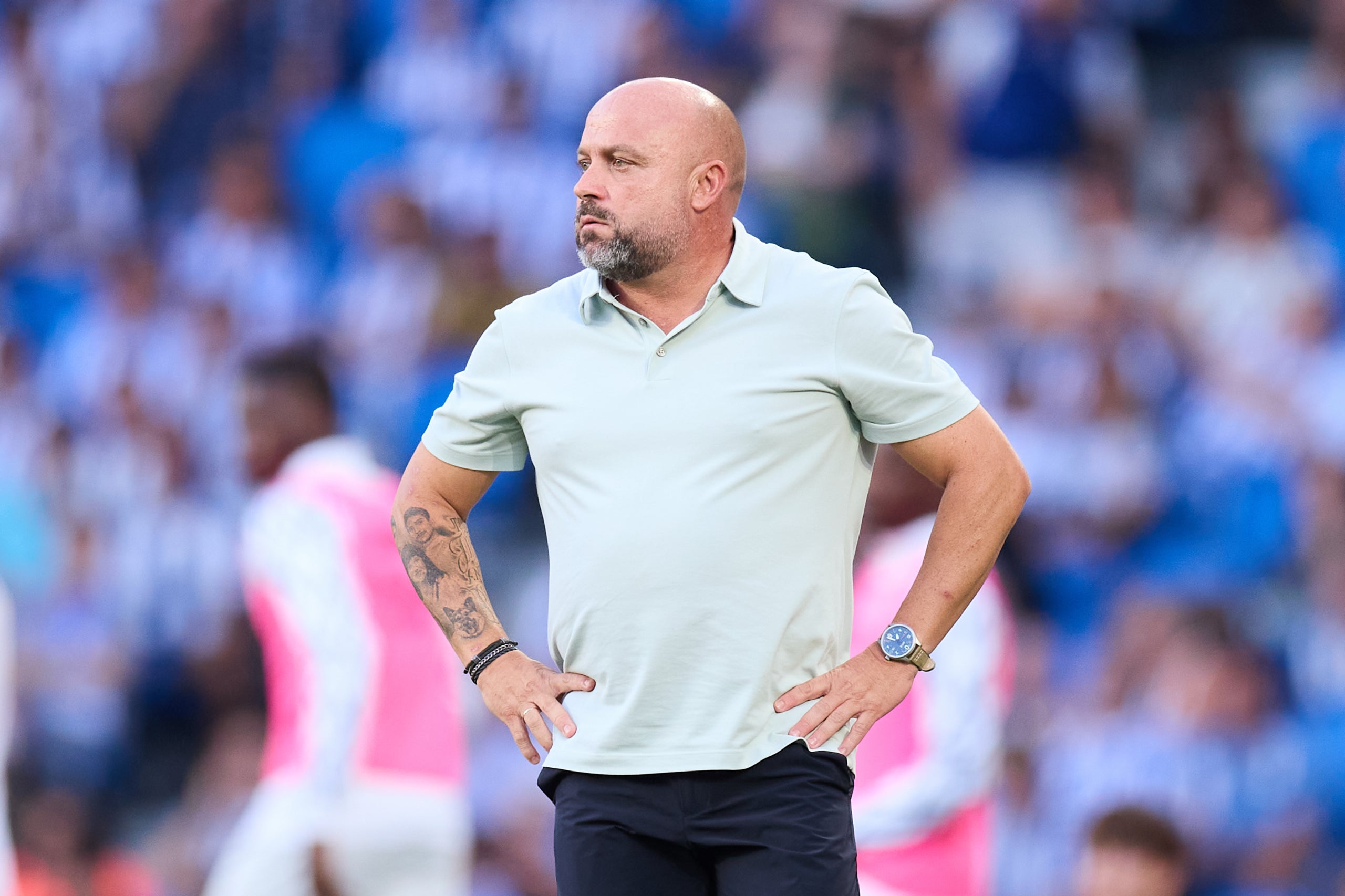 Manolo González a Anoeta. | Europa Press