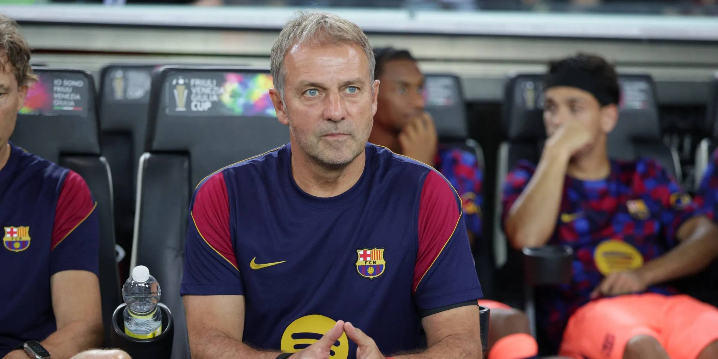 Hansi Flick al triangular d'Udine. | FCB