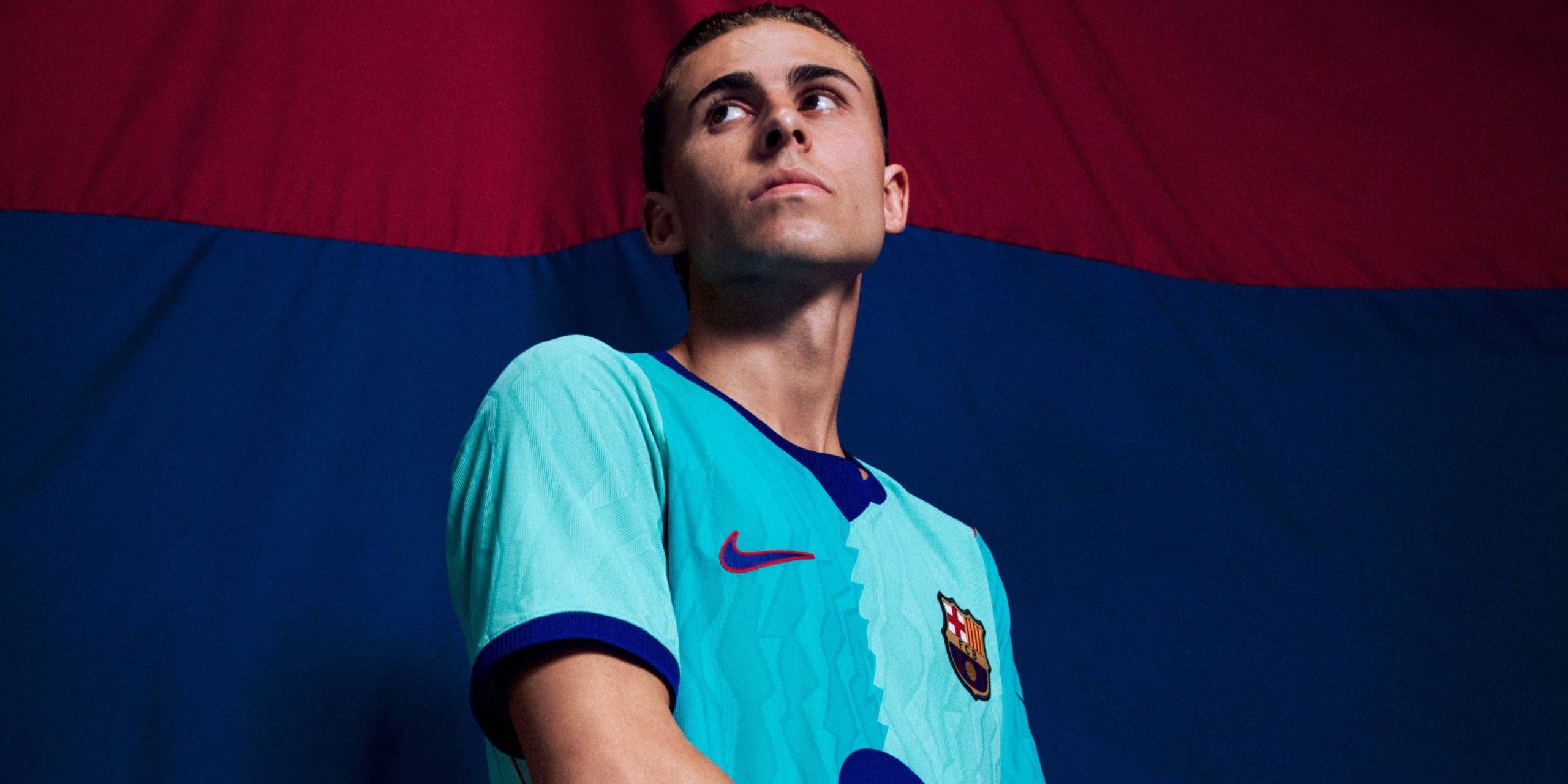 Fermín López, amb la nova tercera equipació del Barça | FC Barcelona