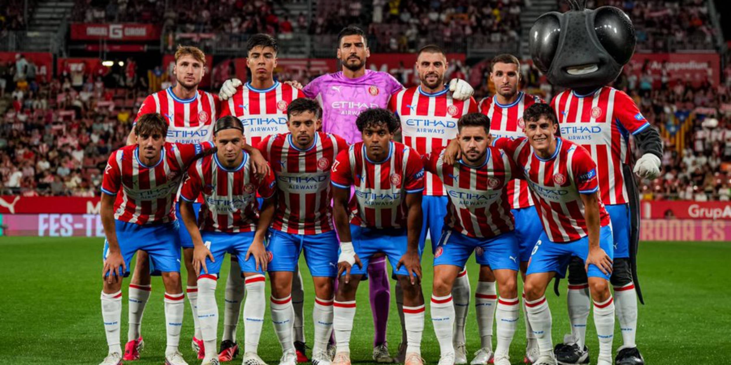L'onze del Girona. | Europa Press