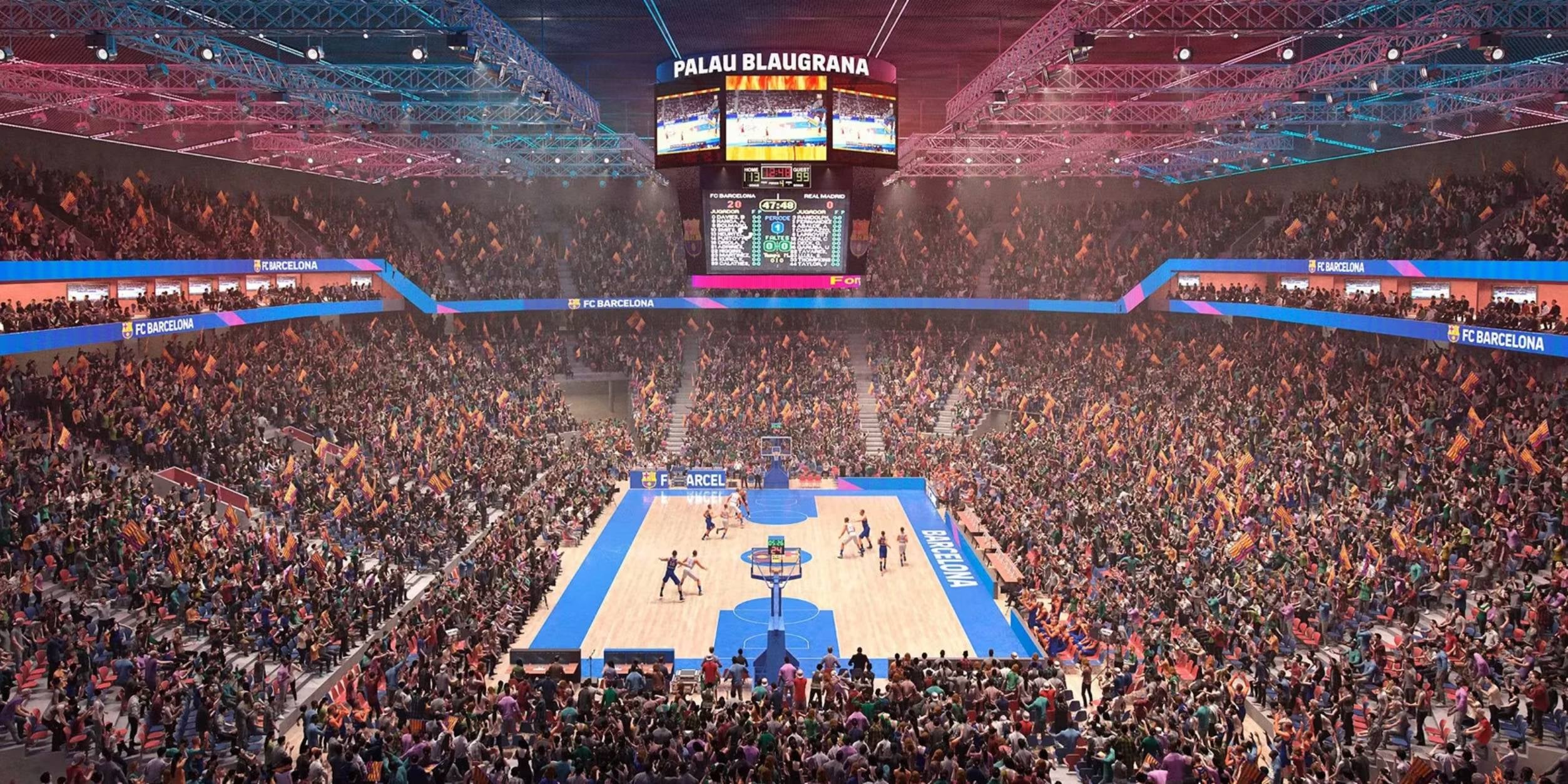 El projecte del nou Palau Blaugrana. | FCB