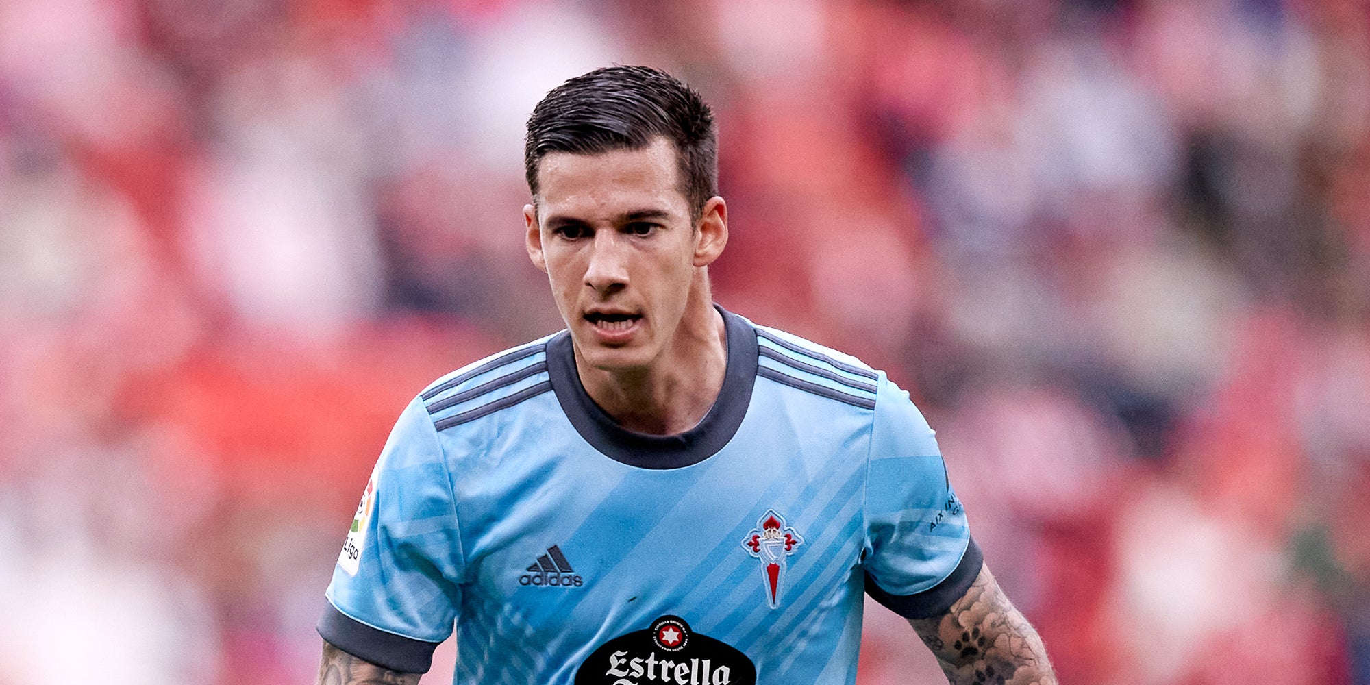 Santi Mina, durant un partit amb el Celta de Vigo | Europa Press