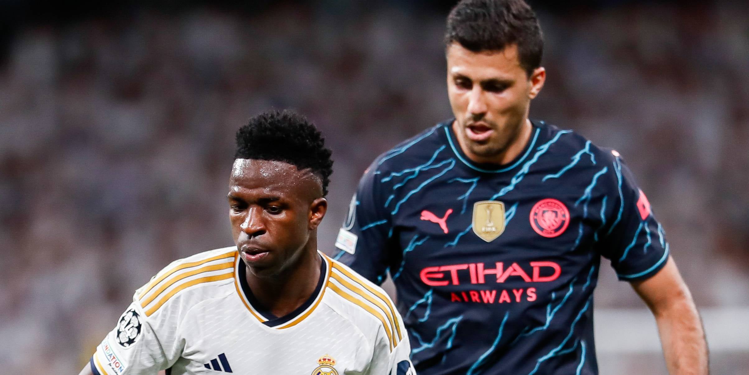 Rodri, durant un partit contra el Madrid | Europa Press