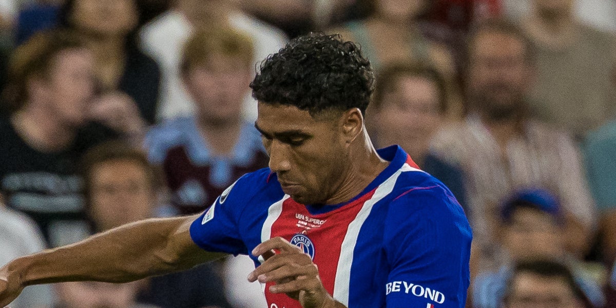 Achraf Hakimi, durant un partit amb el PSG | Europa Press