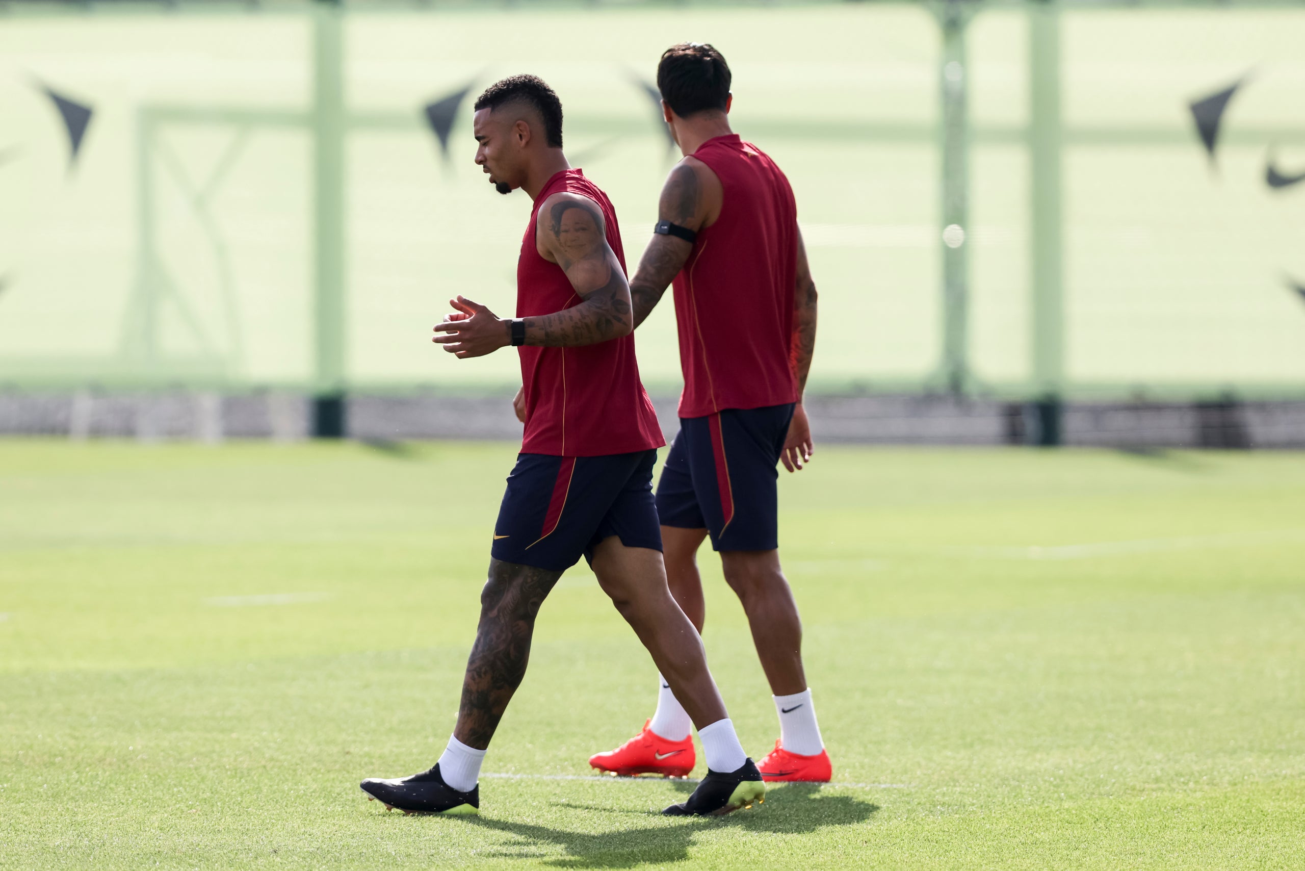 Gabriel Jesus a l'entrenament. | Europa Press