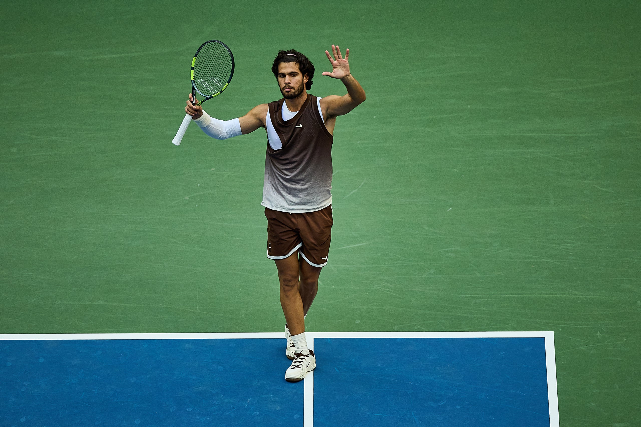 Carlos Alcaraz, durant l'US Open | Europa Press