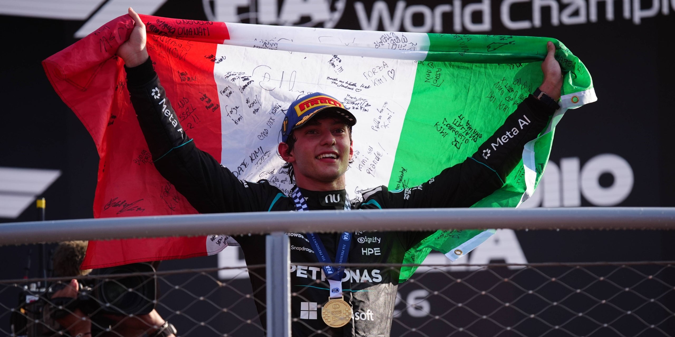 Antonelli, guanyador a Monza. | Europa Press