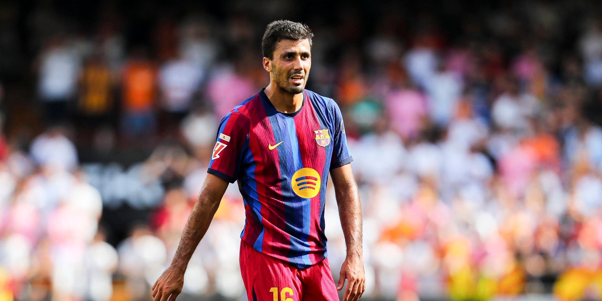 Rodri a Mestalla. | Europa Press