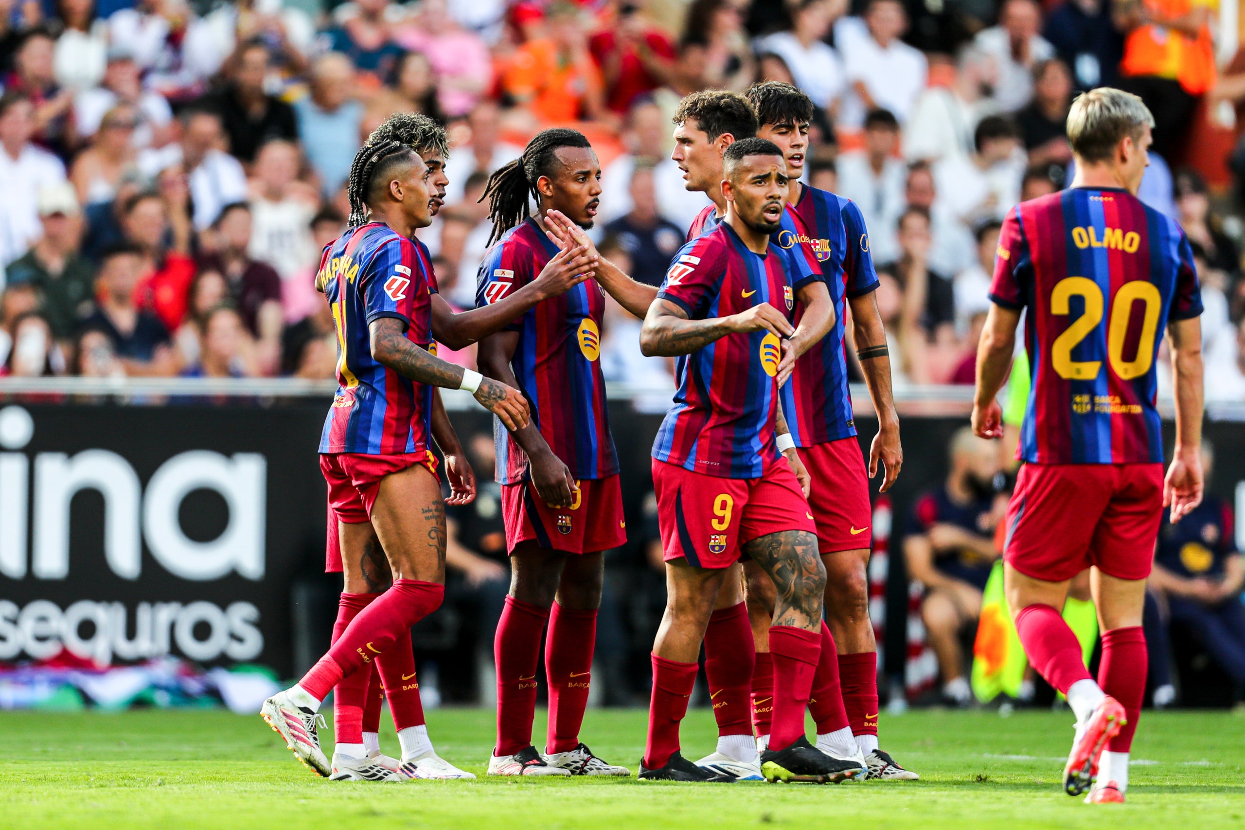 La victòria del Barça a Mestalla. | Europa Press