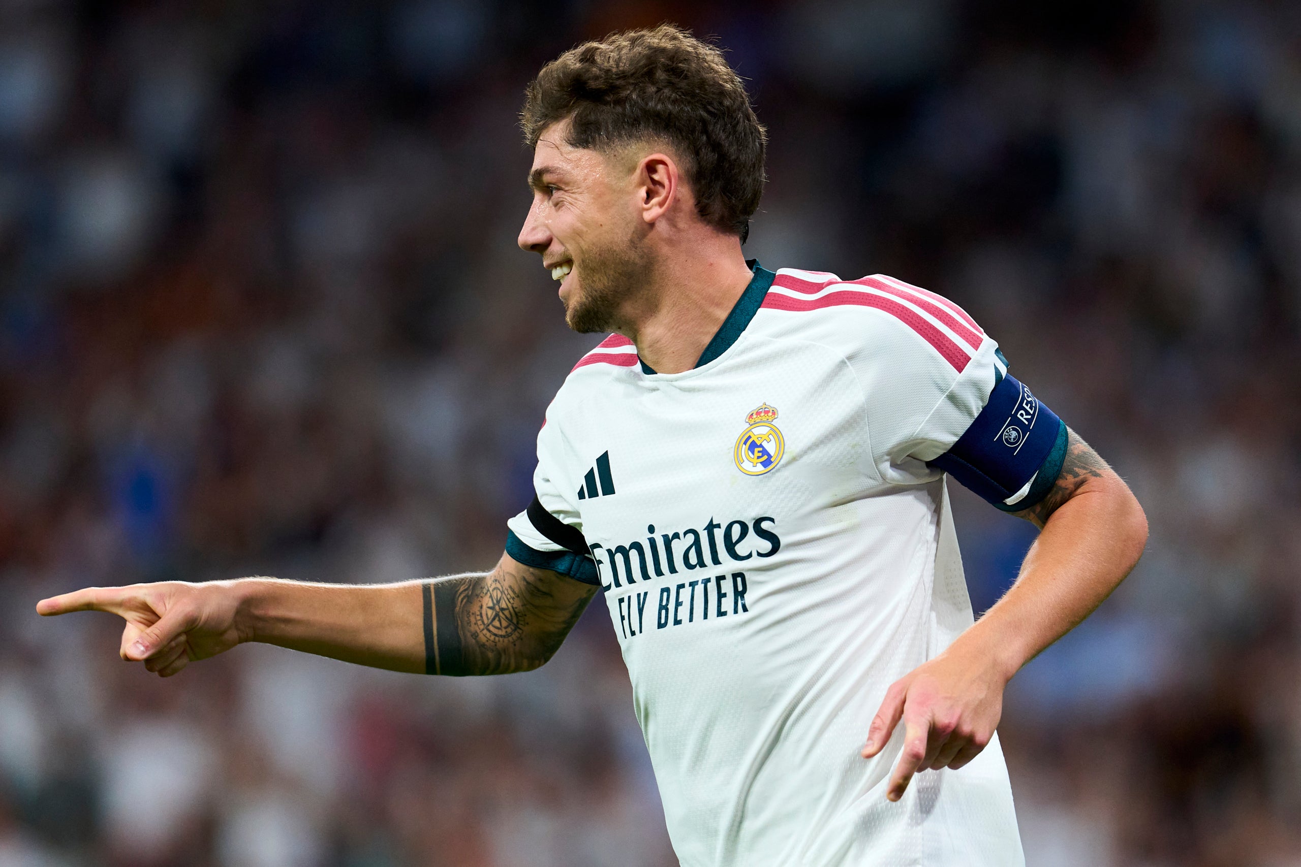 Fede Valverde, celebrant el seu gol contra l'Inter | Europa Press