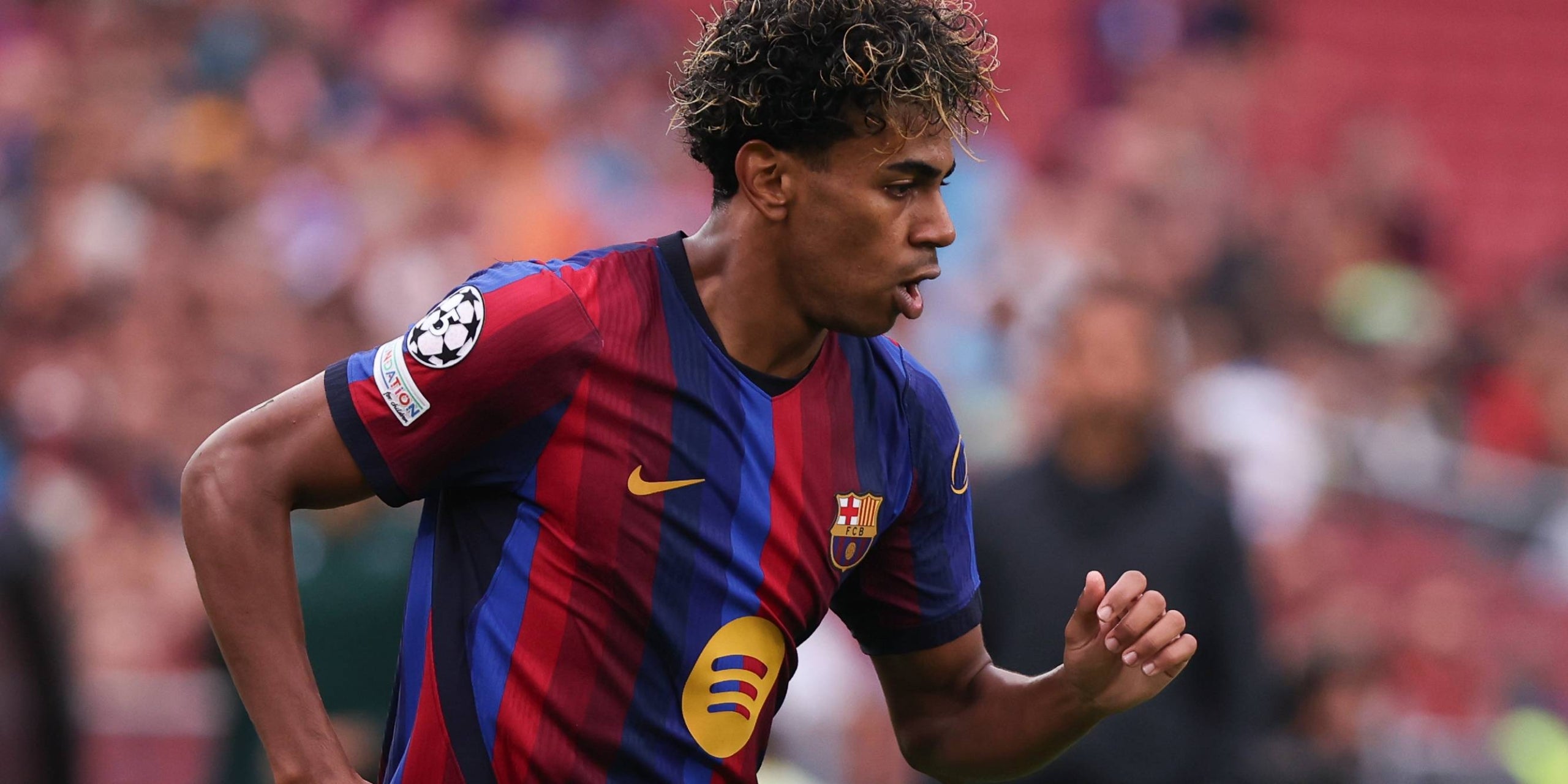 Lamine Yamal, durant un partit amb el Barça | Europa Press