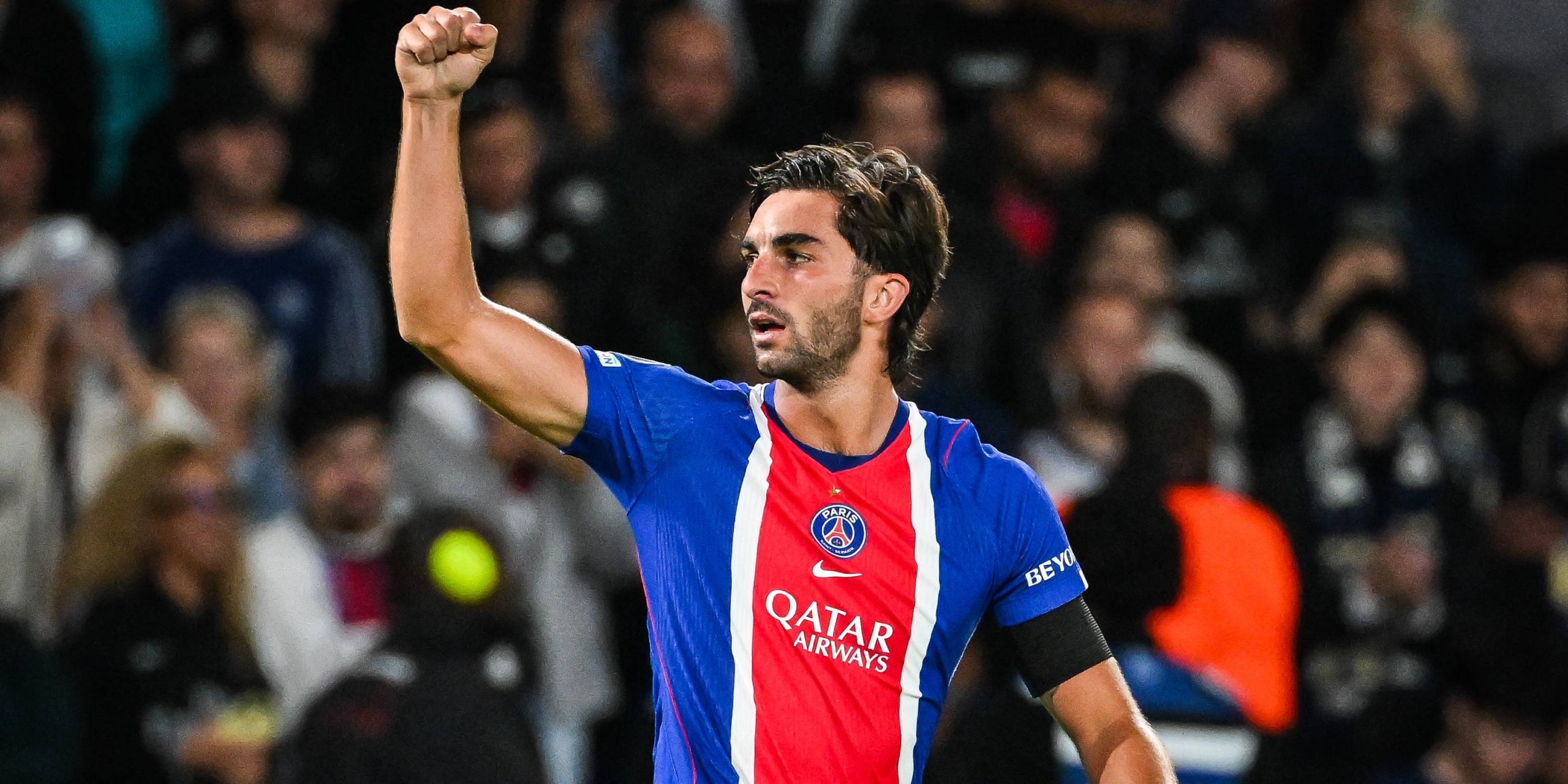 Ferran Torres, celebrant un dels seus gols a la Champions | Europa Press