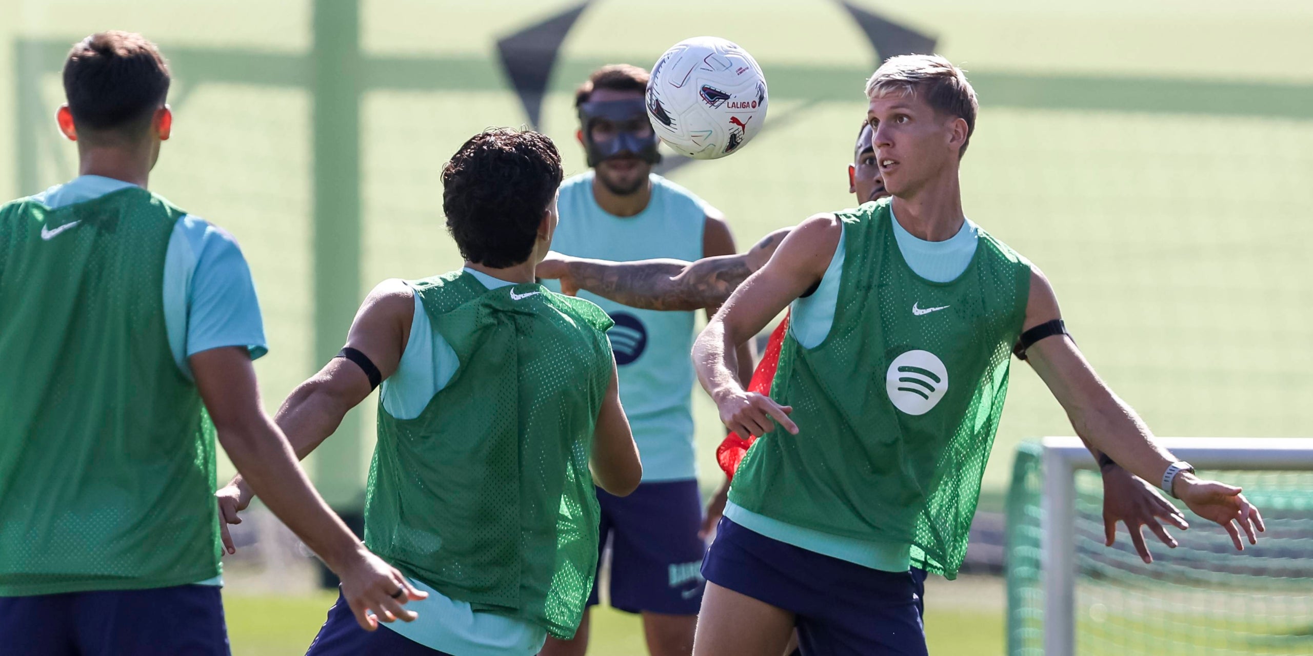 L'entrenament del Barça previ al partit contra el Llevant. | Europa Press