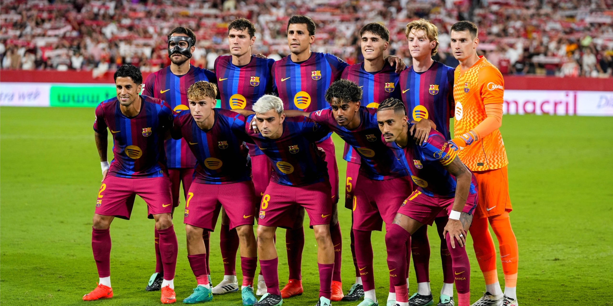 L'onze del Barça a Sevilla. | Europa Press