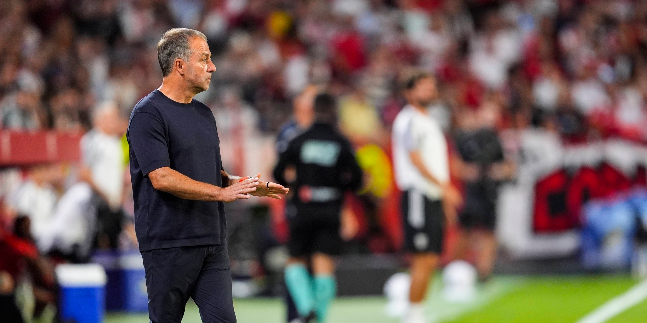 Hansi Flick a Sevilla. | Europa Press