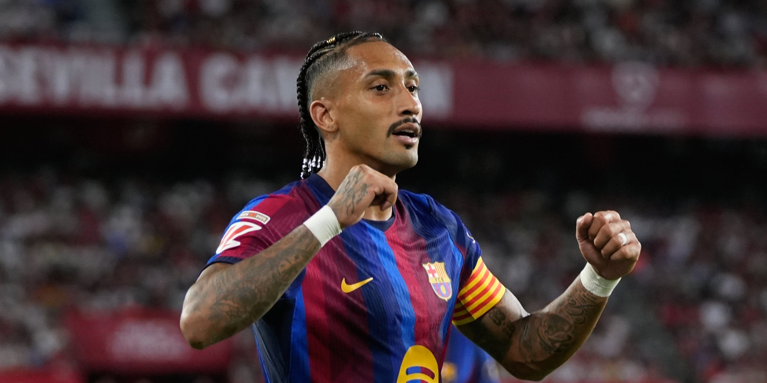 Raphinha, celebrant un gol amb el Barça | Europa Press