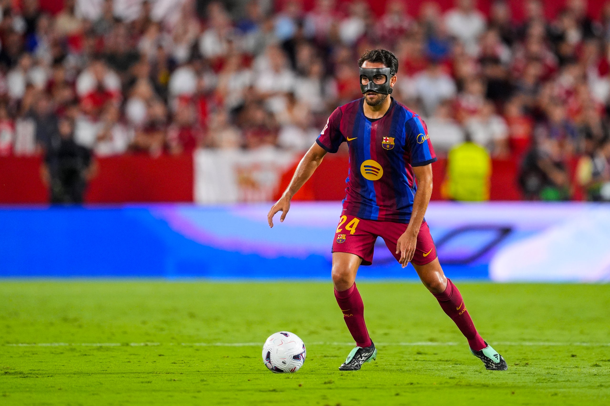 Eric Garcia, a l'últim partit del Barça a Sevilla. | Europa Press