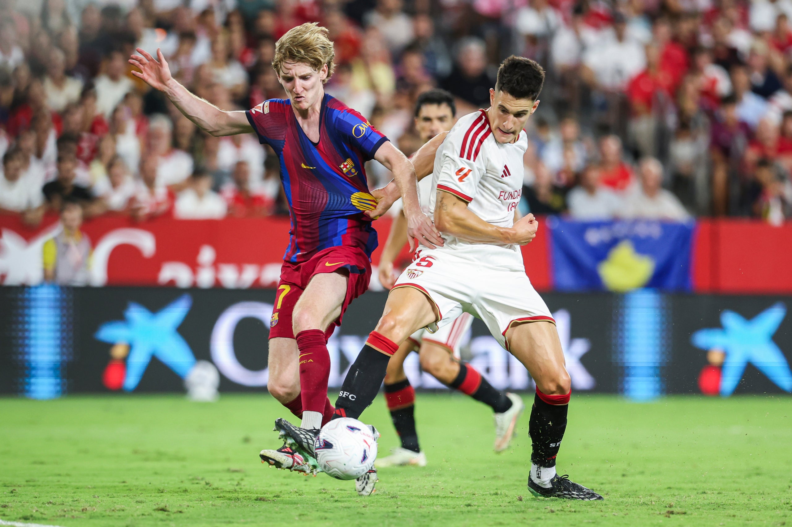 Anthony Gordon a Sevilla. | Europa Press