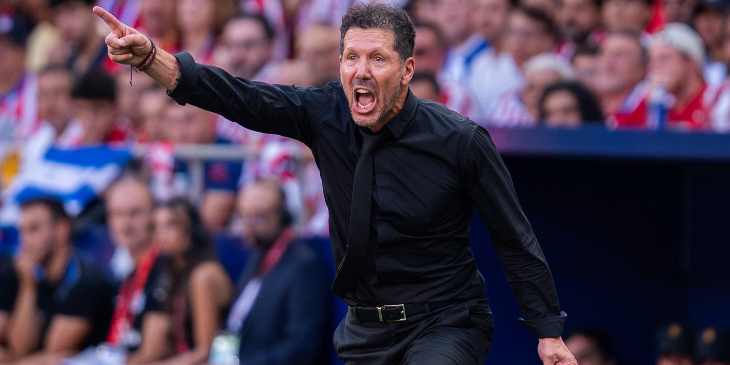 Diego Simeone, durant el derbi madrileny | Europa Press