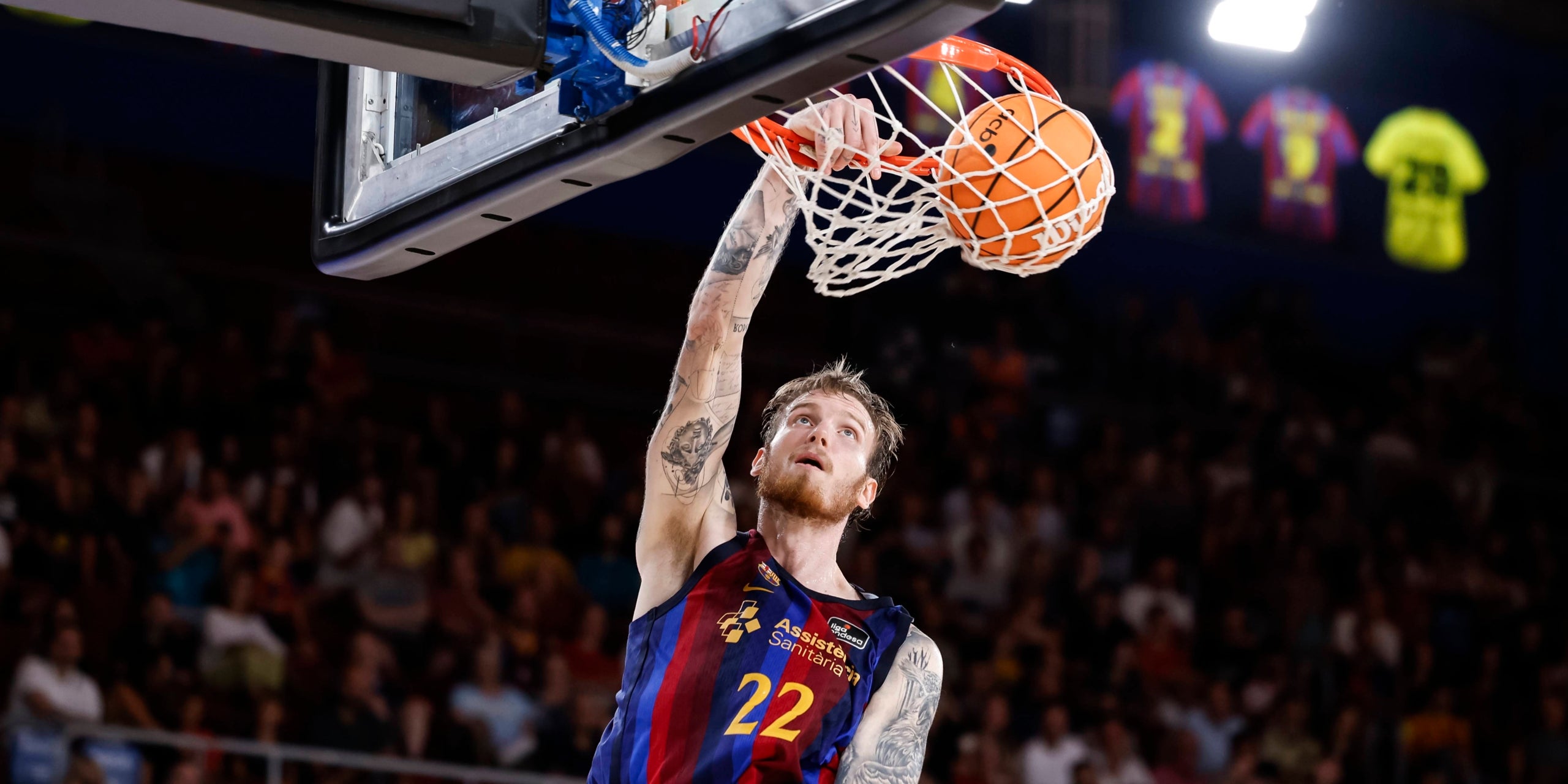 Balcerowski, jugador del Barça Basket. | Europa Press