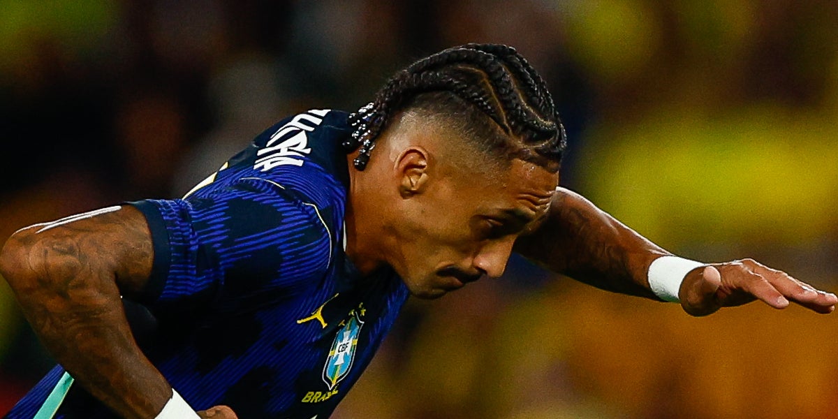 Raphinha, durant un partit amb la selecció brasilera | Europa Press
