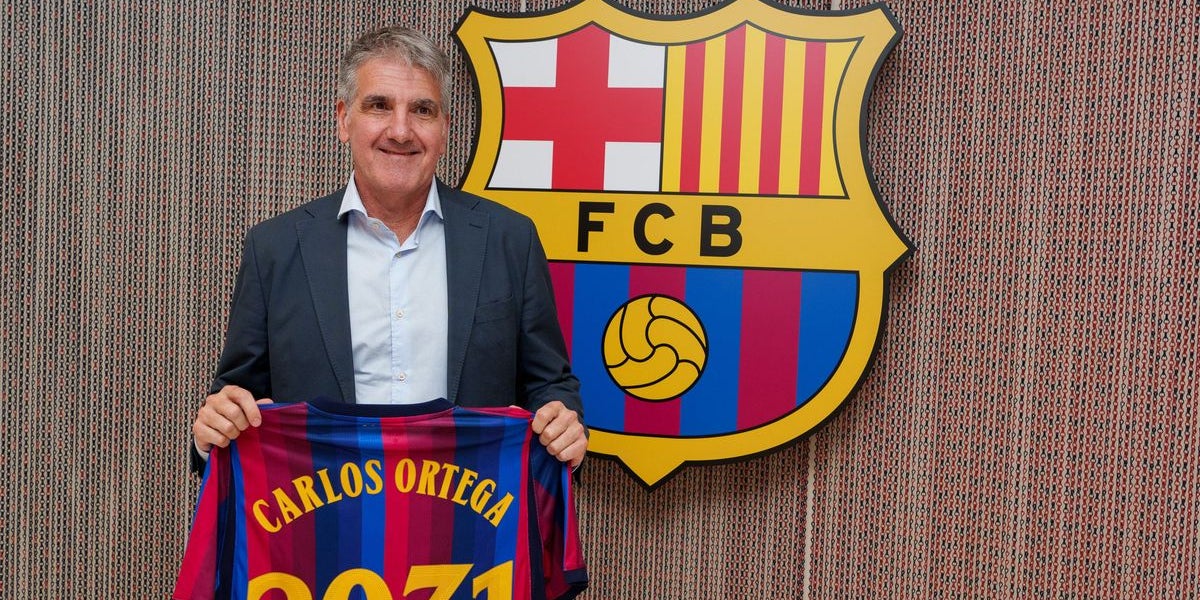 Carlos Ortega, entrenador del Barça d'handbol, renovat fins al 2031 | FC Barcelona