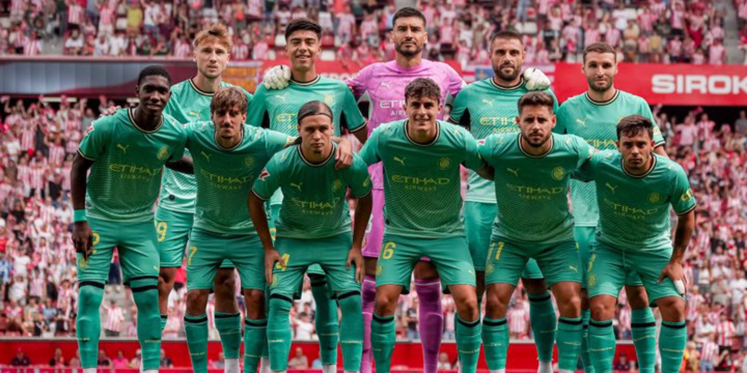 L'onze del Girona a El Molinón. | Girona FC