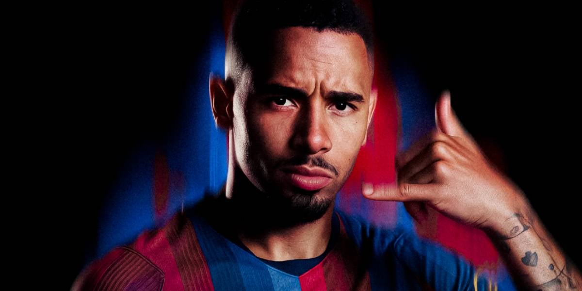 Gabriel Jesus, amb la samarreta del Barça | FC Barcelona