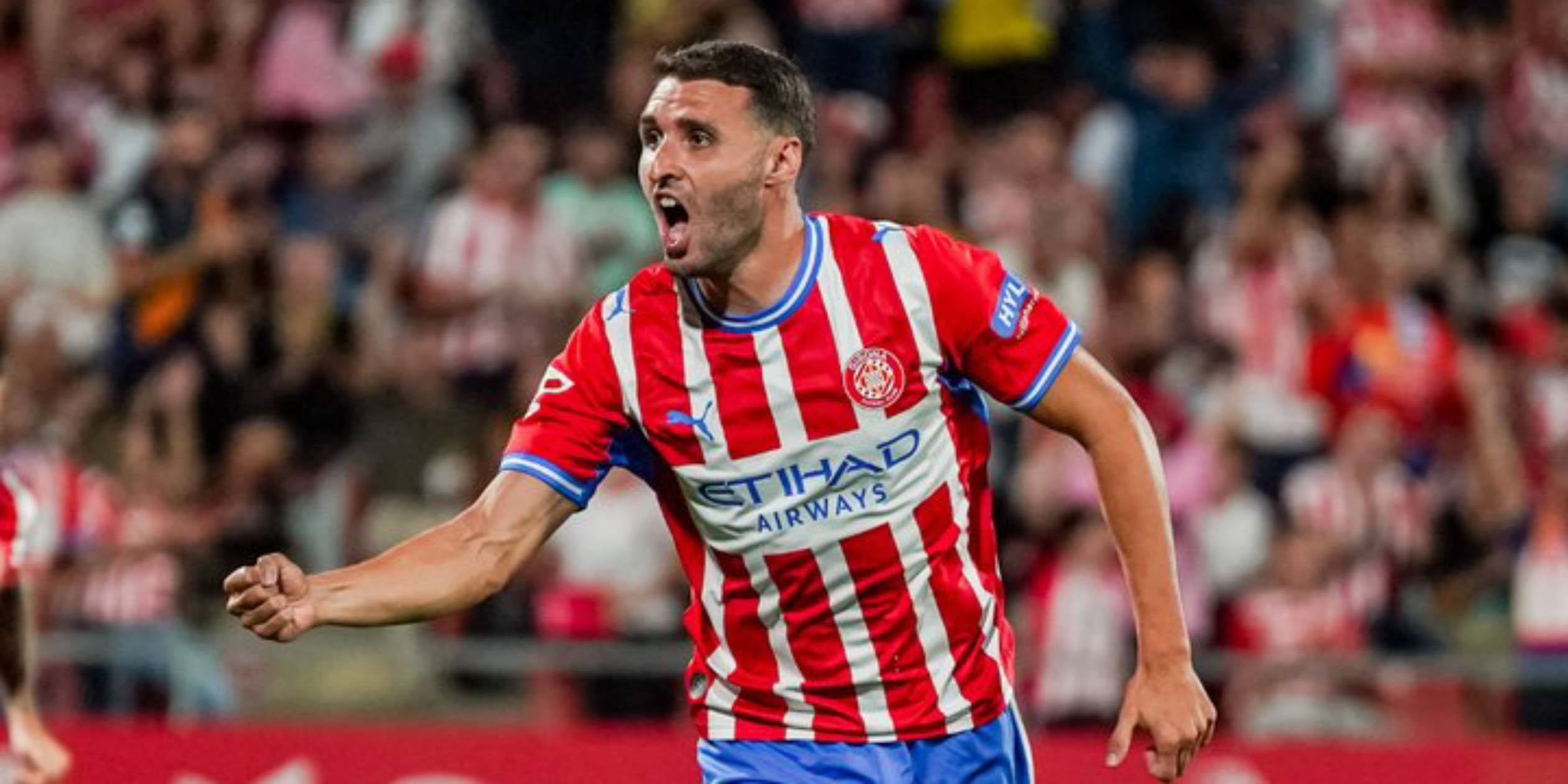 Abel Ruiz ha fet el primer gol gironí. | Girona FC