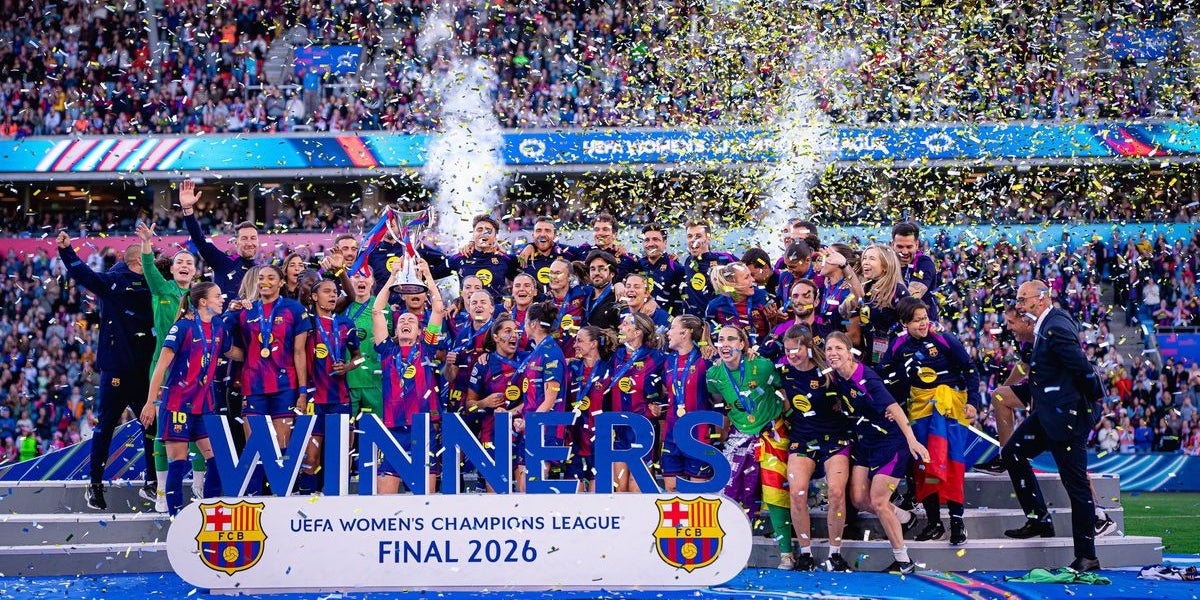 El Barça, amb el títol de la Champions femenina de la temporada passada | FC Barcelona