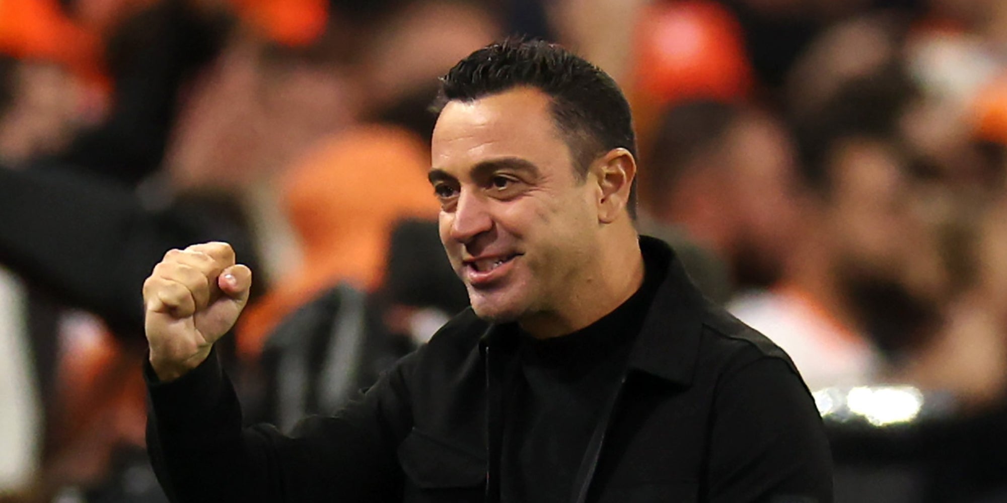 Xavi Hernández, celebrant un gol amb la selecció neerlandesa | @OnsOranje