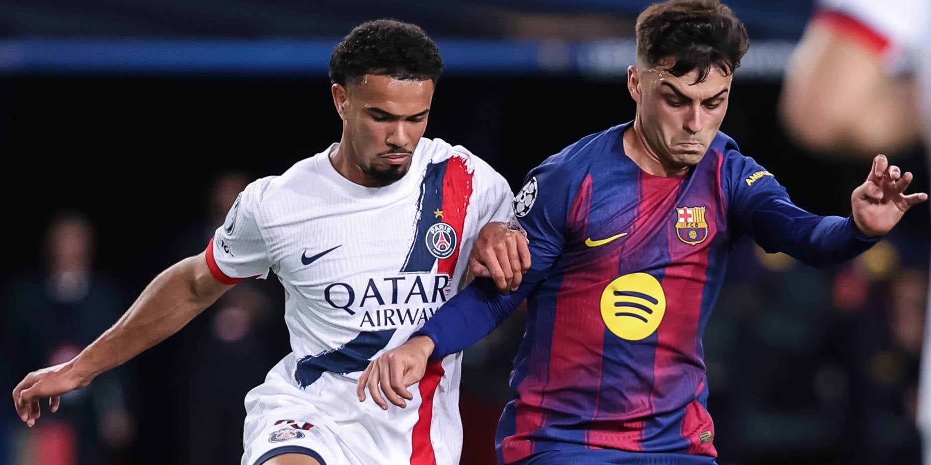Pedri, durant un partit contra el PSG | Europa Press