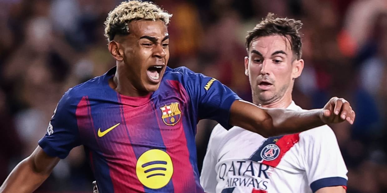Lamine Yamal, durante el último partido del Barça contra el PSG | Europa Press