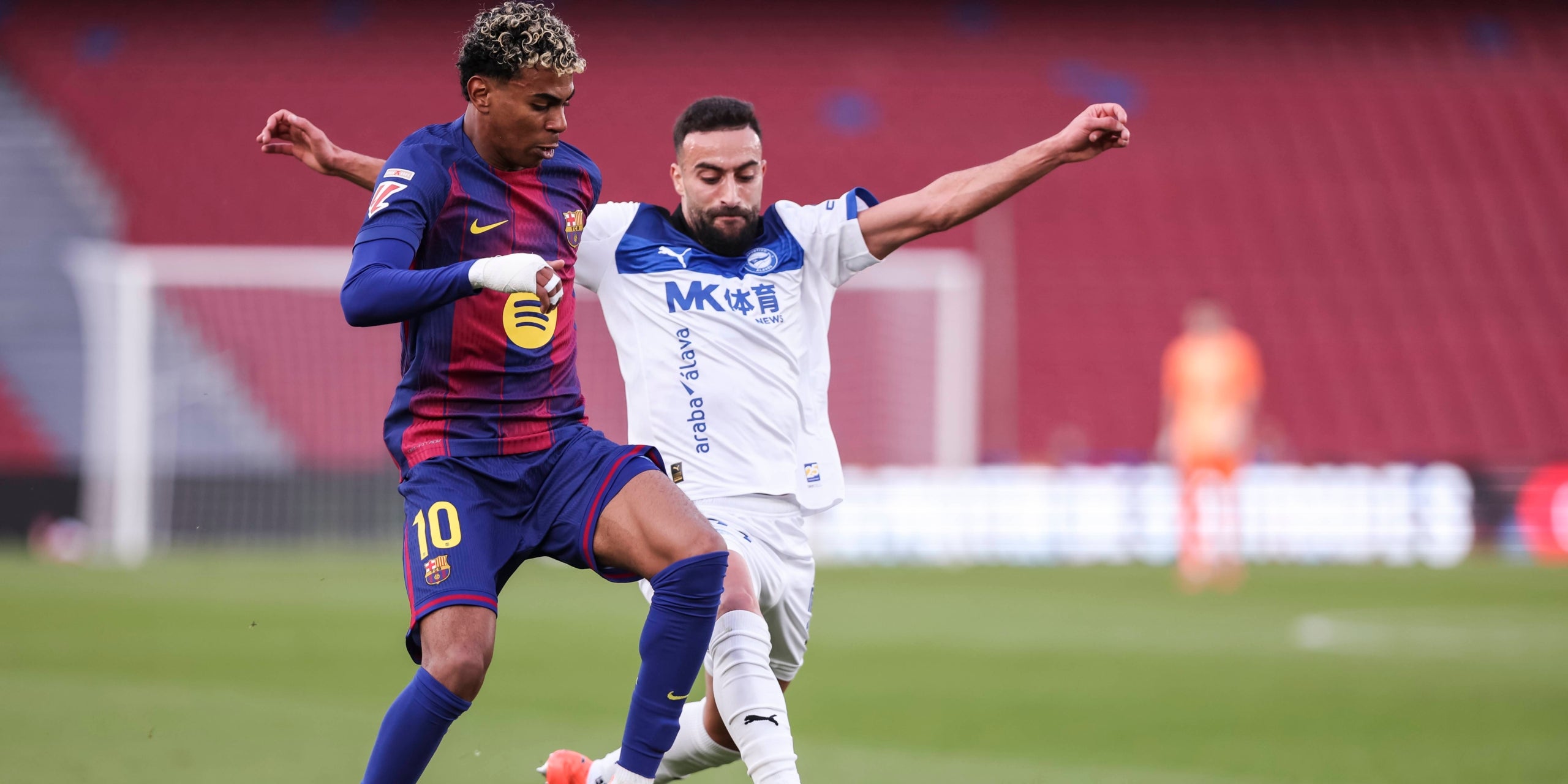 El partit al Camp Nou contra l'Alabès de la temporada 25/26. | Europa Press