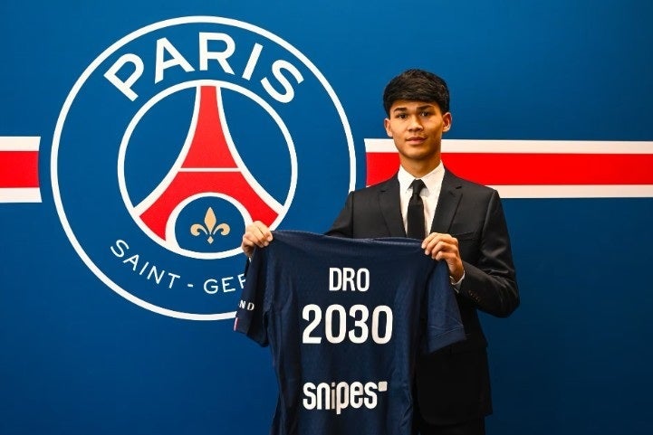 Dro Fernández, amb la samarreta del PSG | Europa Press