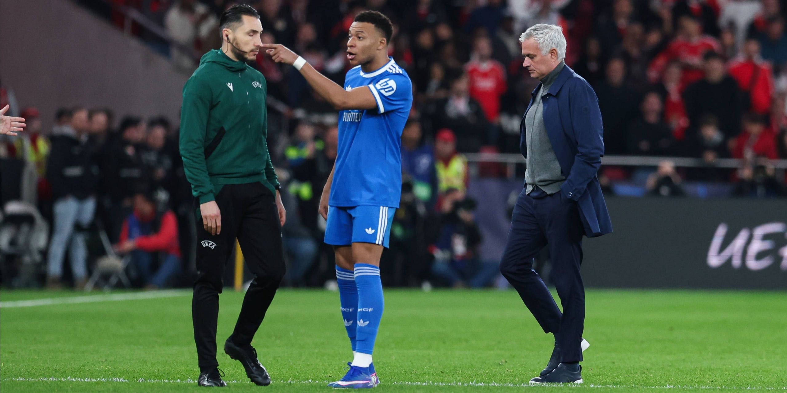 Kylian Mbappé i José Mourinho, en una imatge d'arxiu | Europa Press