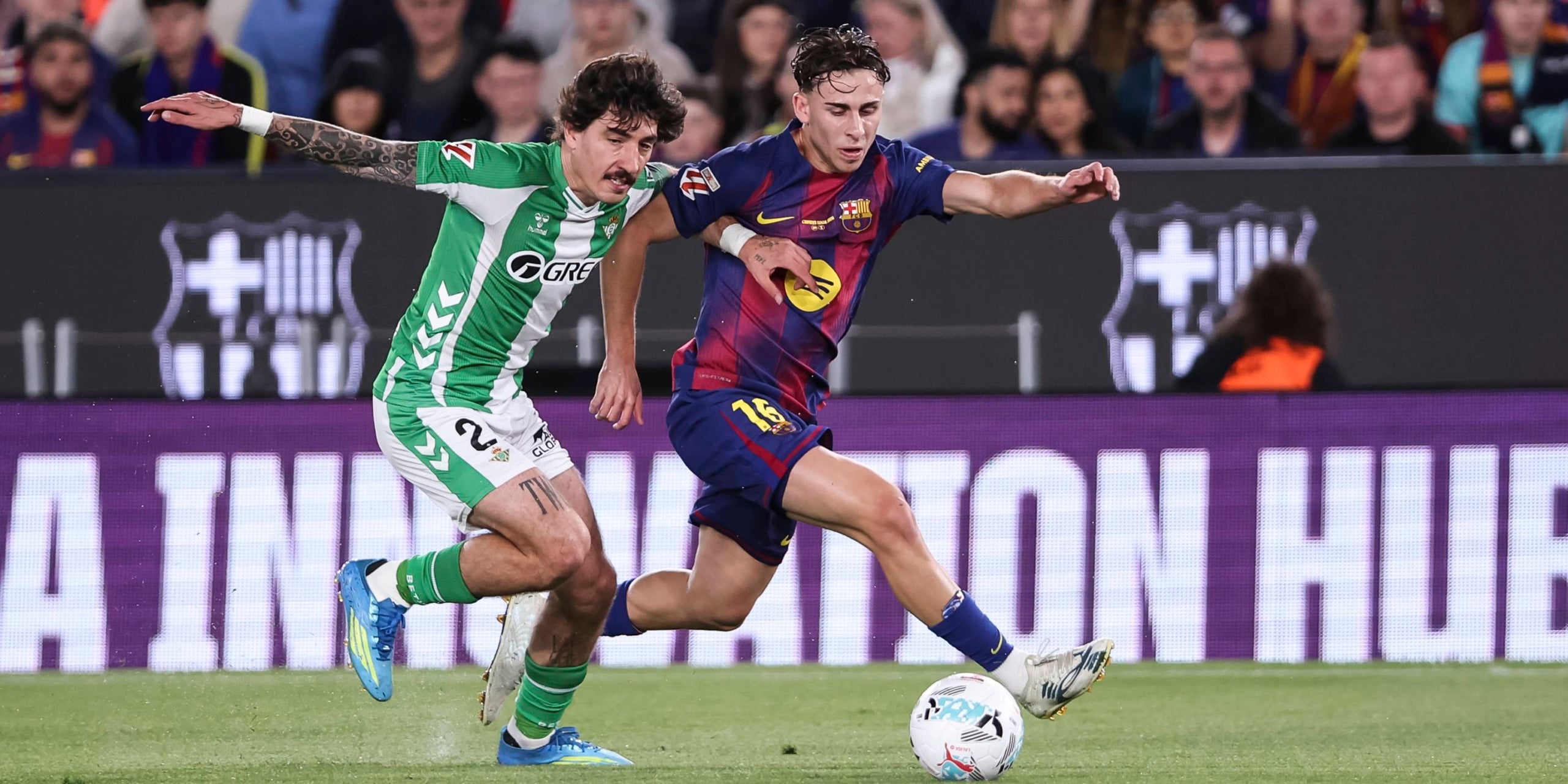 El Barça-Betis de la temporada 25/26 al Camp Nou. | Europa Press
