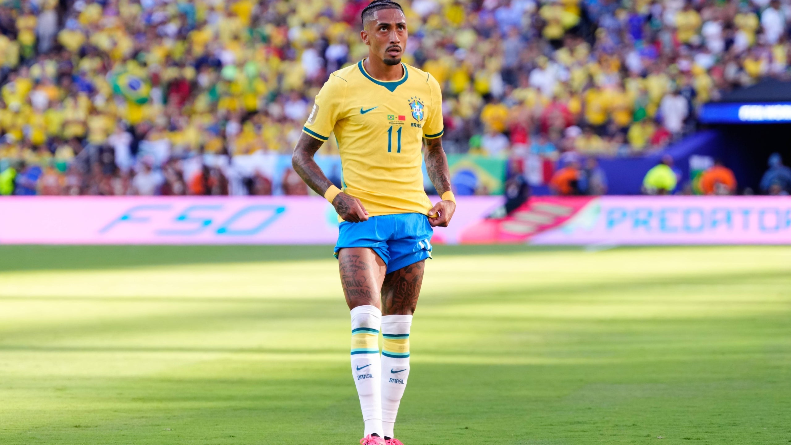 Raphinha, amb la selecció del Brasil | Europa Press