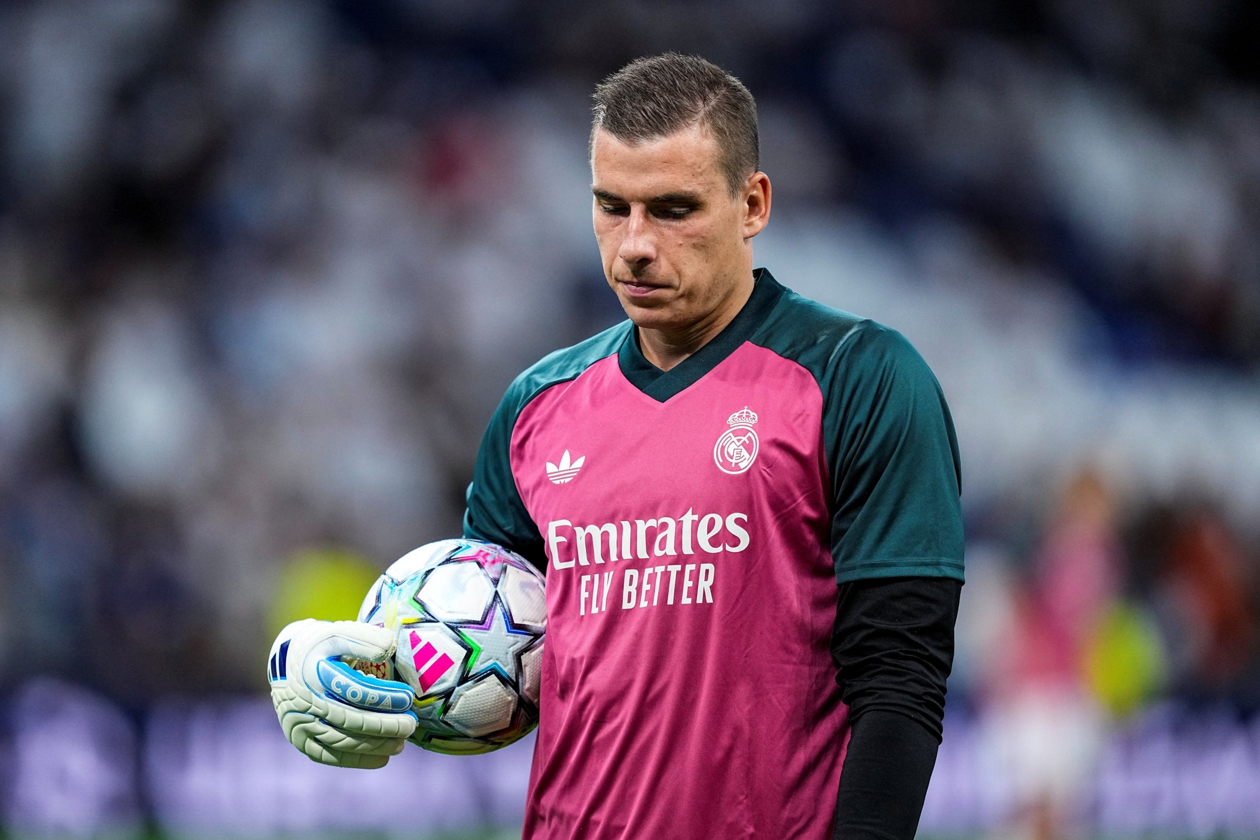 Andriy Lunin, porter del Reial Madrid. | Europa Press