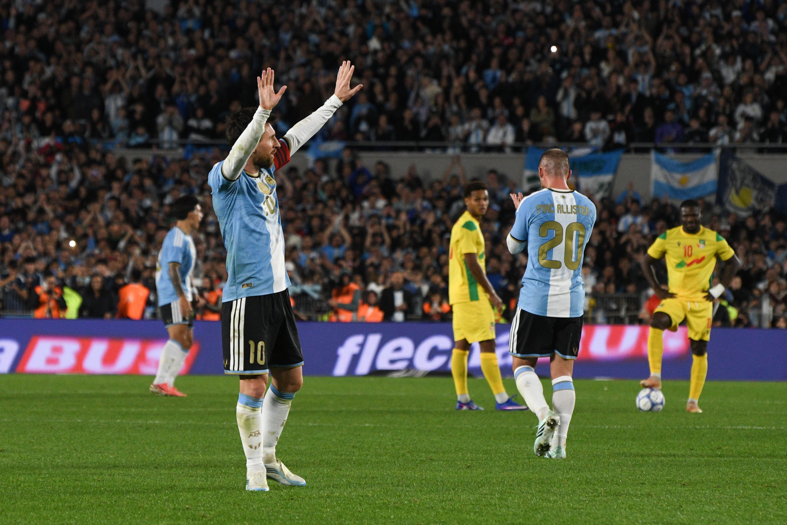 Leo Messi, durant el seu últim partit amb la selecció argentina | Europa Press