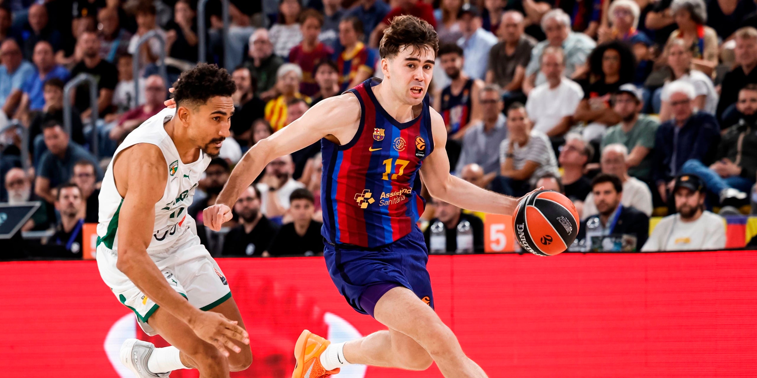 Juan Núñez al partit contra el Zalgiris. | Europa Press