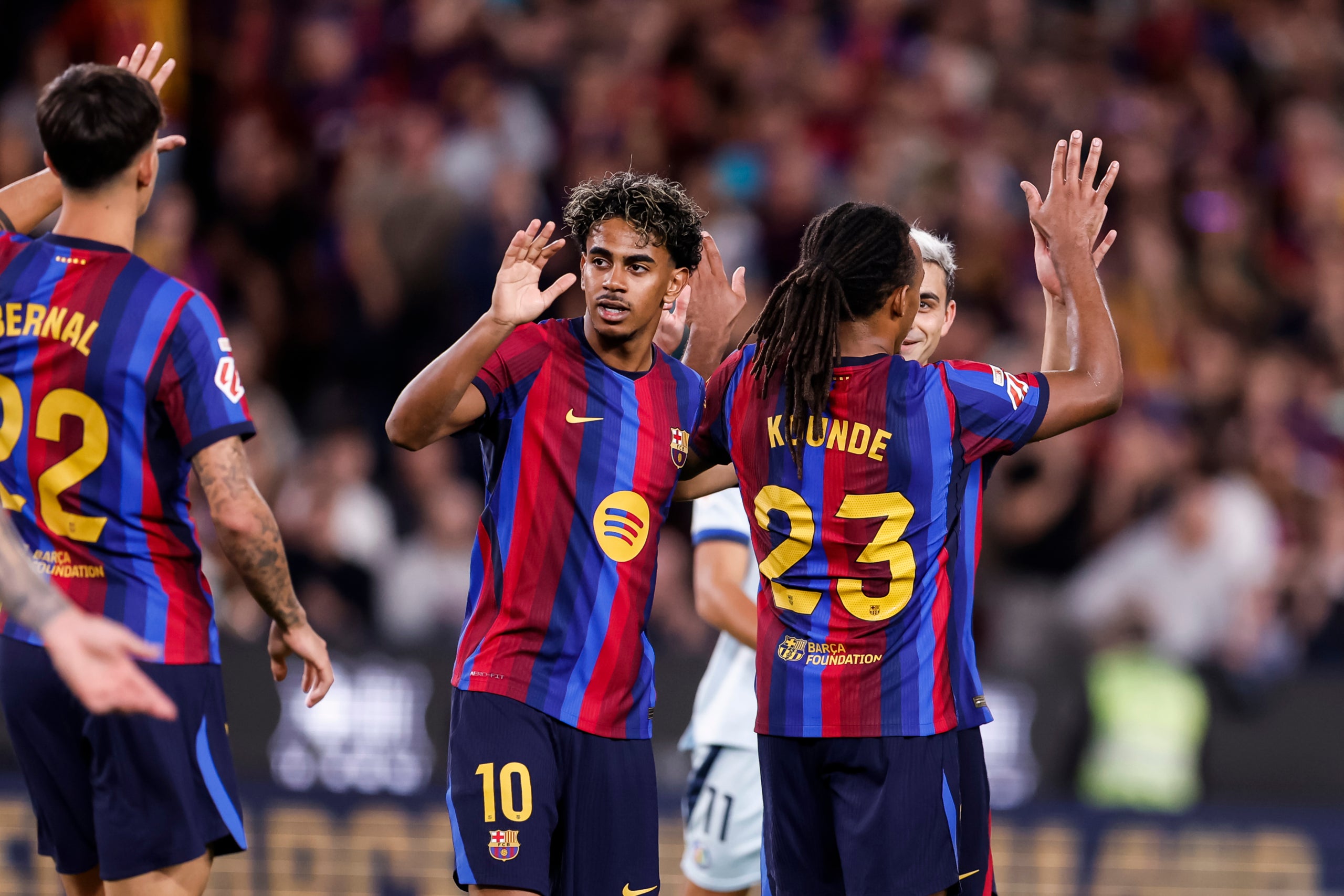 La victòria del Barça contra el Getafe. | Europa Press