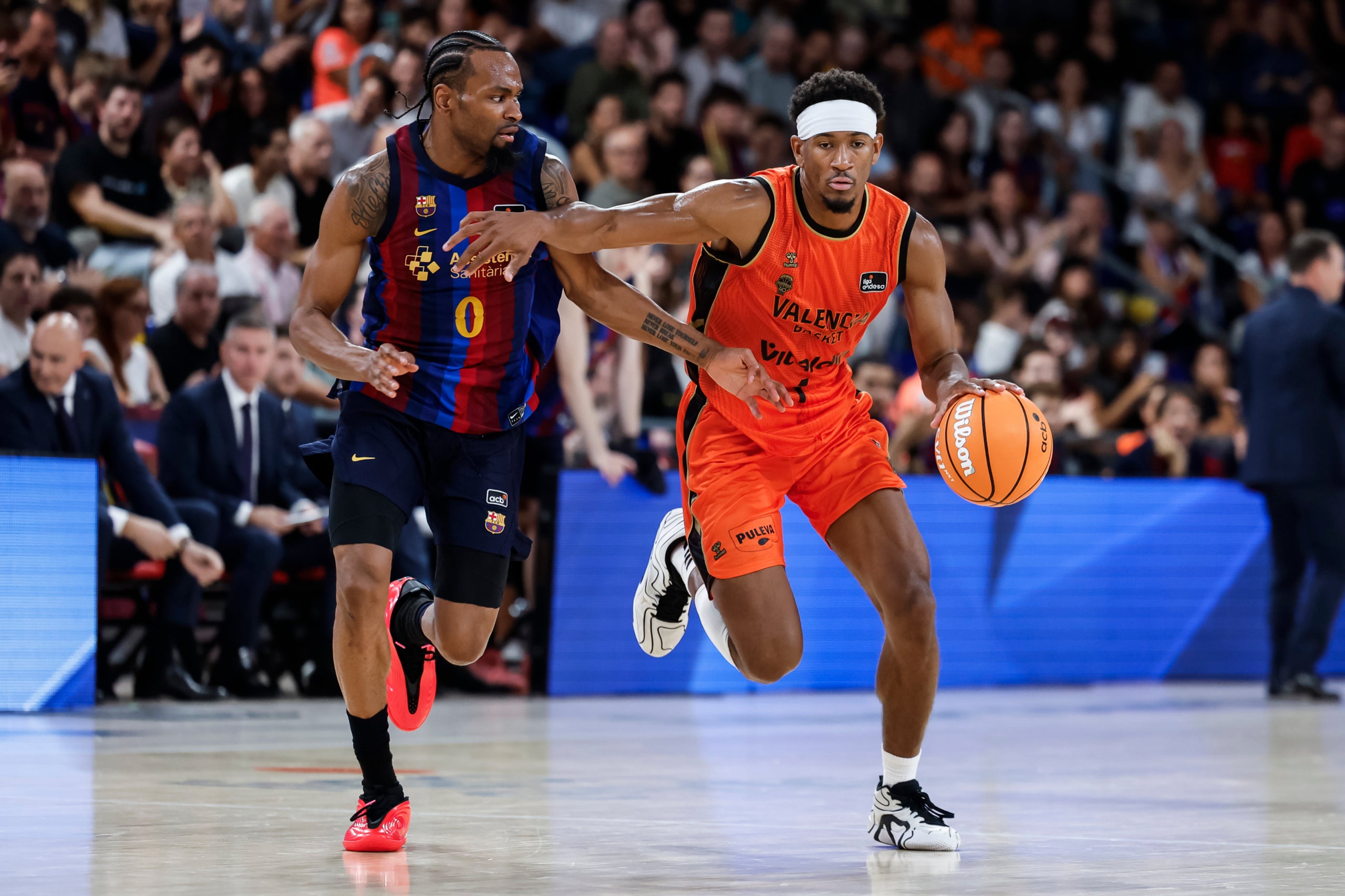 Kevin Punter a la victòria del Barça. | Europa Press