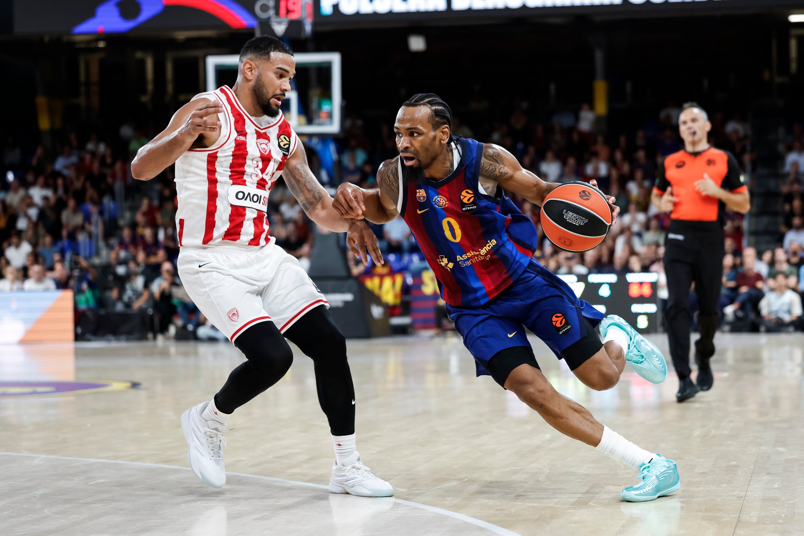 Kevin Punter al partit contra Olympiacos. | Europa Press