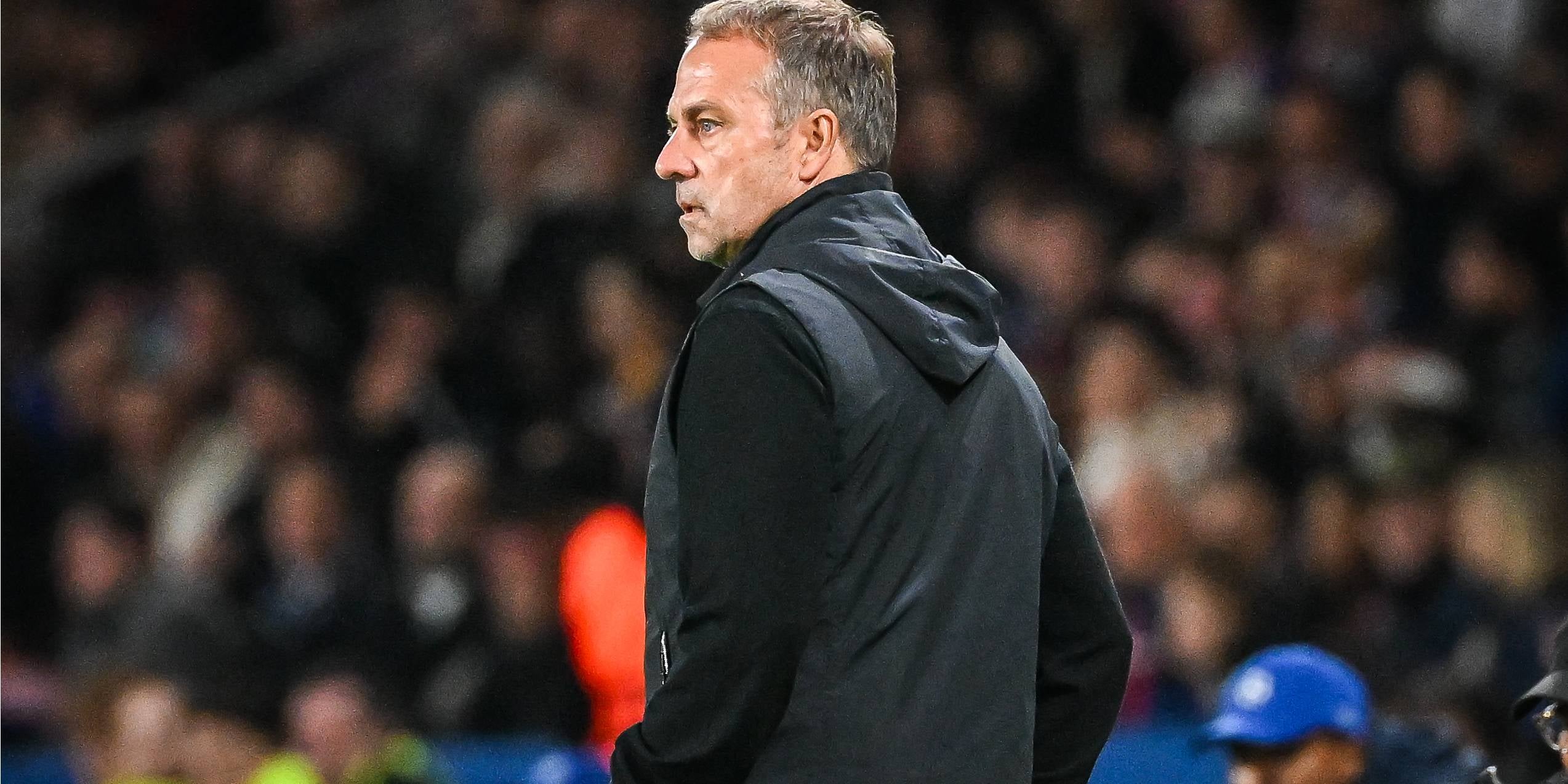 Hansi Flick, durant el PSG-Barça | Europa Press