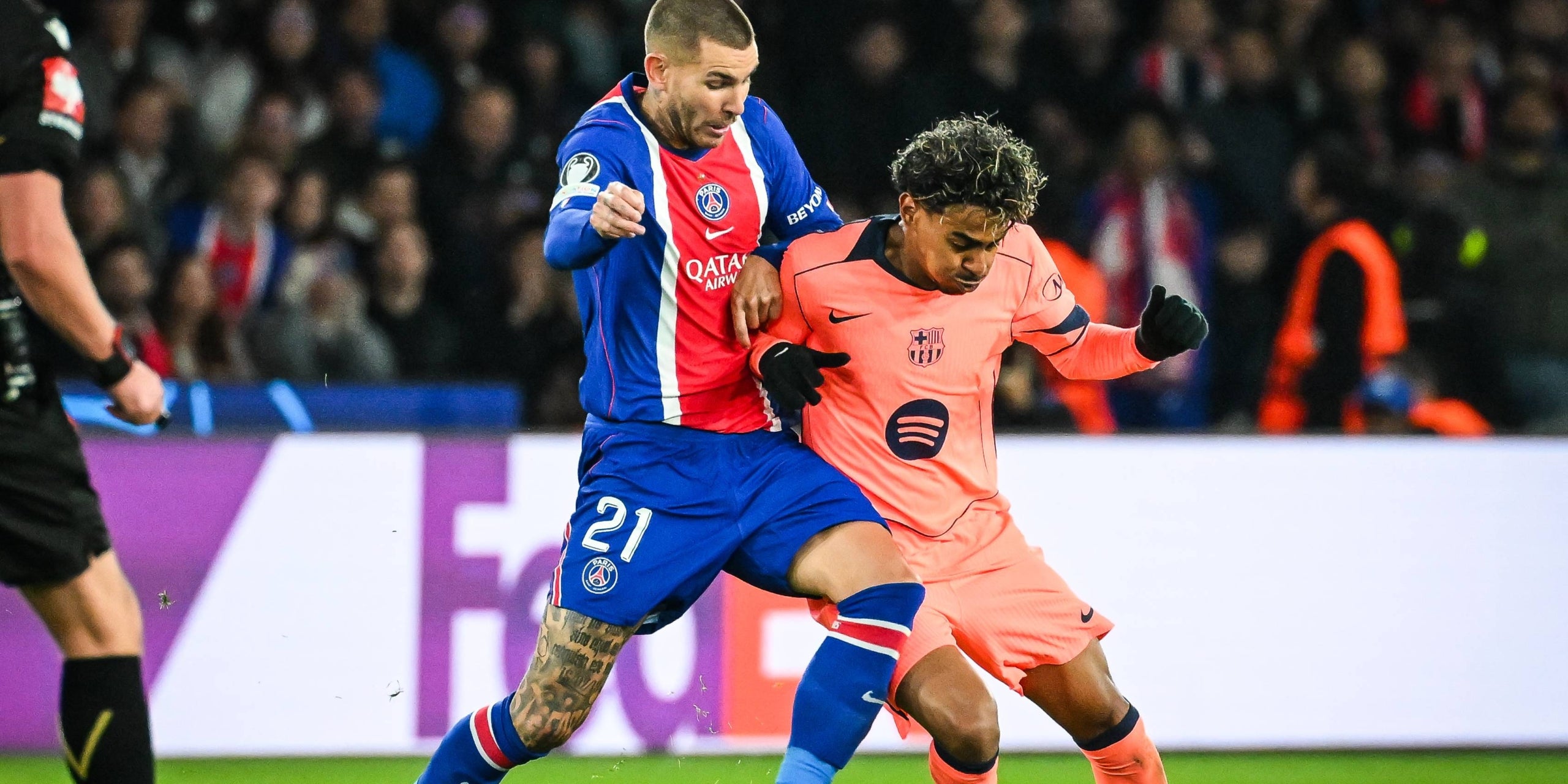 Lamine Yamal, durant el PSG-Barça | Europa Press