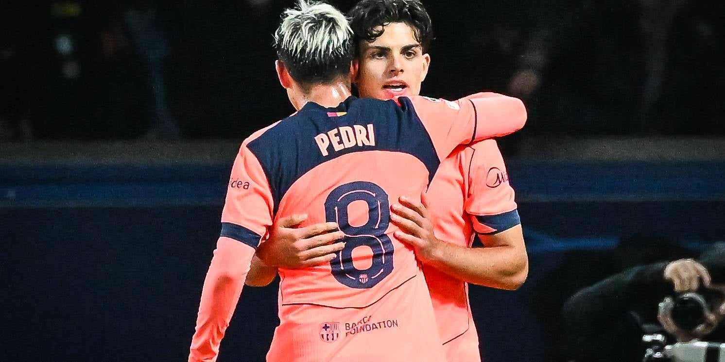 Xavi Espart, celebrant el seu gol contra el PSG | Europa Press
